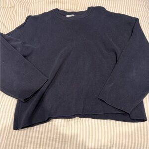 Weekday Navy Blue Crewneck Sweater